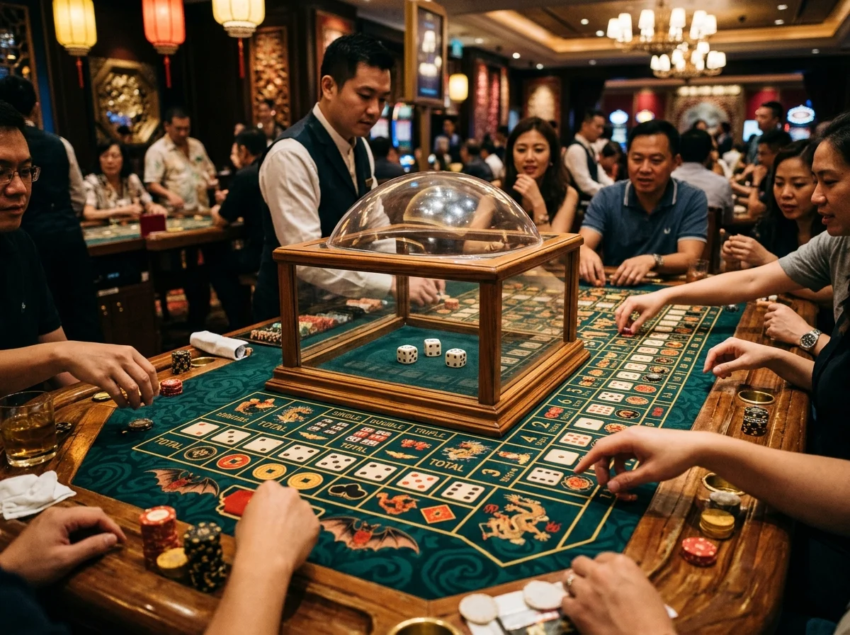 Sic Bo at Ozwin online casino table games